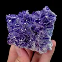 Natural Purple Fluorite and Calcite Symbiosis comes from Yindu,Inner Mongolia 70*65*20MM - image 3