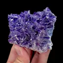 Natural Purple Fluorite and Calcite Symbiosis comes from Yindu,Inner Mongolia 70*65*20MM - image 5