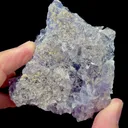 Natural Purple Fluorite and Calcite Symbiosis comes from Yindu,Inner Mongolia 70*65*20MM - image 4