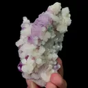 Natural Purple Fluorite and Calcite,Granulate Mineral Specimen:YAOGANGXIAN (100*55*55mm) - image 2