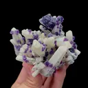 Natural Purple Fluorite and Candle Crystal Mineral Specimen,High Quality Specimen,INNER MONGOLIA,CHINA(70*60*60mm) - image 4