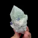 Natural Purple Fluorite and Clear Quartz Cluster, Mineral Specimen:Shizhuyuan,Hunan (45*65*110MM) - image 5