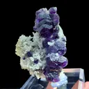 Natural Purple Fluorite and Crystal Clusters Coexist comes from Shangbao,Neimenggu 85*50*120MM - image 2