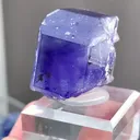 Natural Purple Fluorite  and Crystal Coexist comes from Yaogangxian,Hunan 52*15*20MM - image 3