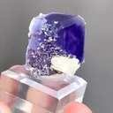 Natural Purple Fluorite  and Crystal Coexist comes from Yaogangxian,Hunan 52*15*20MM - image 5