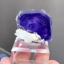 Natural Purple Fluorite  and Crystal Coexist comes from Yaogangxian,Hunan 52*15*20MM - image 4