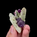 Natural Purple Fluorite and Crystal Mineral Specimen,High Quality Specimen,CHENZHOU,HUNAN,CHINA(40*30*46mm) - image 4