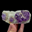 Natural Purple Fluorite and Crystal Mineral Specimen,High Quality Specimen,FUJIAN,CHINA(114*60*37mm) - image 1