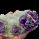 Natural Purple Fluorite and Crystal Mineral Specimen,High Quality Specimen,FUJIAN,CHINA(114*60*37mm) - image 3