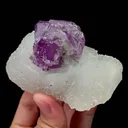 Natural Purple Fluorite and Crystal Mineral Specimen,High Quality Specimen,JIANGXI,CHINA(80*52*48mm) - image 4