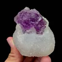 Natural Purple Fluorite and Crystal Mineral Specimen,High Quality Specimen,JIANGXI,CHINA(80*52*48mm) - image 2