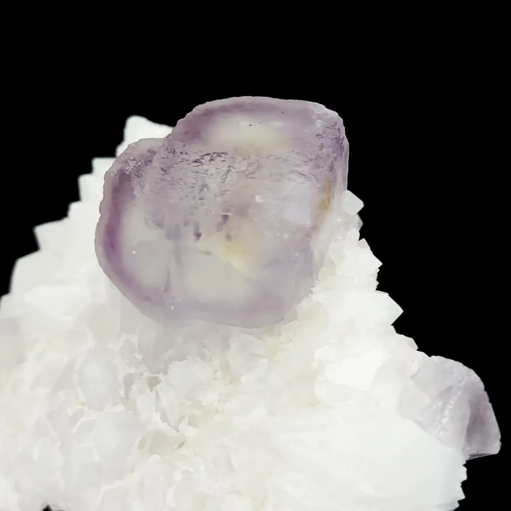 Natural Purple Fluorite and Crystal Mineral Specimen,High Quality Specimen,RUIJIN,JIANGXI,CHINA(124*95*58mm) - image 2