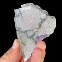 Natural Purple Fluorite and Crystal Mineral Specimen,High Quality Stepped Specimen:YAOGANGXIAN (76*55*60mm) - image 2
