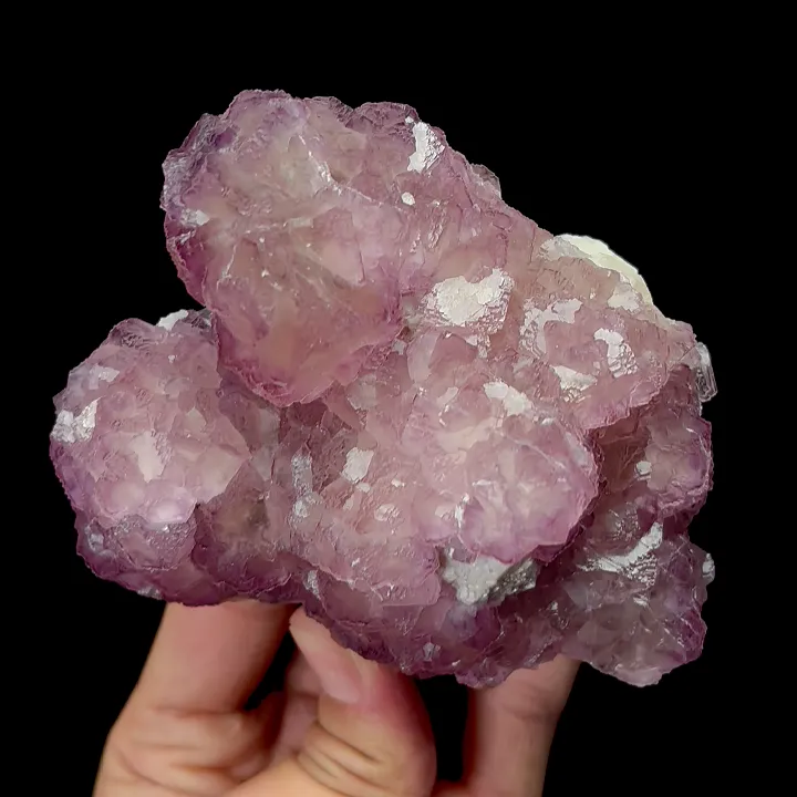Natural Purple Fluorite and Crystal,Mineral Specimen,High Quality Specimen:NEIMENG,China (100*85*60mm) - image 3