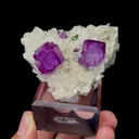 Natural Purple Fluorite and Dolomite and Pyrite Mineral Specimen,High Quality Specimen,YAO GANG XIAN,HUNAN,CHINA(63*50*30mm) - image 1