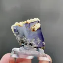 Natural Purple Fluorite and Dolomite coexist comes from Yaogangxian,Hunan 20*20*20MM - image 4
