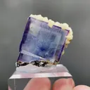 Natural Purple Fluorite and Dolomite coexist comes from Yaogangxian,Hunan 20*20*20MM - image 3