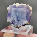 Natural Purple Fluorite and Dolomite coexist comes from Yaogangxian,Hunan 20*20*20MM - image 2