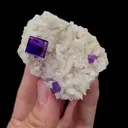 Natural Purple Fluorite and Dolomite Mineral Specimen,High Quality Specimen,XINJIANG,CHINA(54*46*33mm) - image 4
