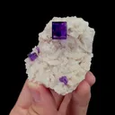 Natural Purple Fluorite and Dolomite Mineral Specimen,High Quality Specimen,XINJIANG,CHINA(54*46*33mm) - image 1