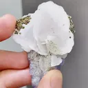 Natural Purple Fluorite and Flaky Calcite coexist comes from Yaogangxian,Hunan 35*50*20MM - image 4