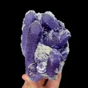 Natural Purple Fluorite and Flaky Calcite, Mineral Specimen: Inner Mongolia,China (80*125*100MM) - image 5
