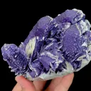 Natural Purple Fluorite and Flaky Calcite, Mineral Specimen: Inner Mongolia,China (80*125*100MM) - image 3