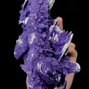 Natural Purple Fluorite and Flaky Calcite Mineral Specimen,High Quality Specimen,HUANGGANG LIANG,INNER MONGOLIA,CHINA(201*102*100mm) - image 4