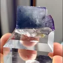 Natural Purple Fluorite and Gray Bismuth Ore Coexist comes from Yaogangxian, Hunan 25*20*15MM - image 4