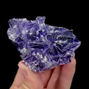 Natural Purple Fluorite and Gypsum Mineral Specimen,High Quality Specimen,GUIZHOU,CHINA(70*54*34mm) - image 1