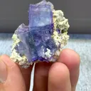 Natural Purple Fluorite and Mica comes from Yaogangxian,Hunan 40*25*30MM - image 5
