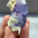Natural Purple Fluorite and Mica comes from Yaogangxian,Hunan 40*25*30MM - image 4