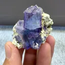 Natural Purple Fluorite and Mica comes from Yaogangxian,Hunan 40*25*30MM - image 7