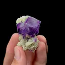 Natural Purple Fluorite and Mica Mineral Specimen,High Quality Specimen,YAO GANG XIAN,HUNAN,CHINA(39*45*27mm) - image 5