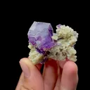 Natural Purple Fluorite and Mica Mineral Specimen,High Quality Specimen,YAO GANG XIAN,HUNAN,CHINA(39*45*27mm) - image 2