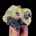Natural Purple Fluorite and Mica Mineral Specimen,High Quality Specimen,YINDU,INNER MONGOLIA,CHINA(85*75*25mm) - image 4