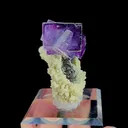 Natural Purple Fluorite and Mica, Mineral Specimen:Yaogangxian,Hunan (30*20*35MM) - image 5