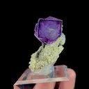 Natural Purple Fluorite and Mica, Mineral Specimen:Yaogangxian,Hunan (30*20*35MM) - image 2