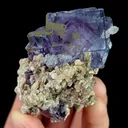 Natural Purple Fluorite and Mica, Mineral Specimen:Yaogangxian,Hunan (40*30*45MM) - image 3