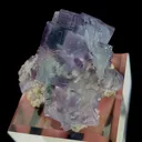 Natural Purple Fluorite and Mica, Mineral Specimen:Yaogangxian,Hunan (65*60*35MM) - image 2