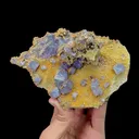 Natural Purple Fluorite and Mica,Mineral Specimen:YAOGANGXIAN HUNAN (150*115*65mm) - image 1