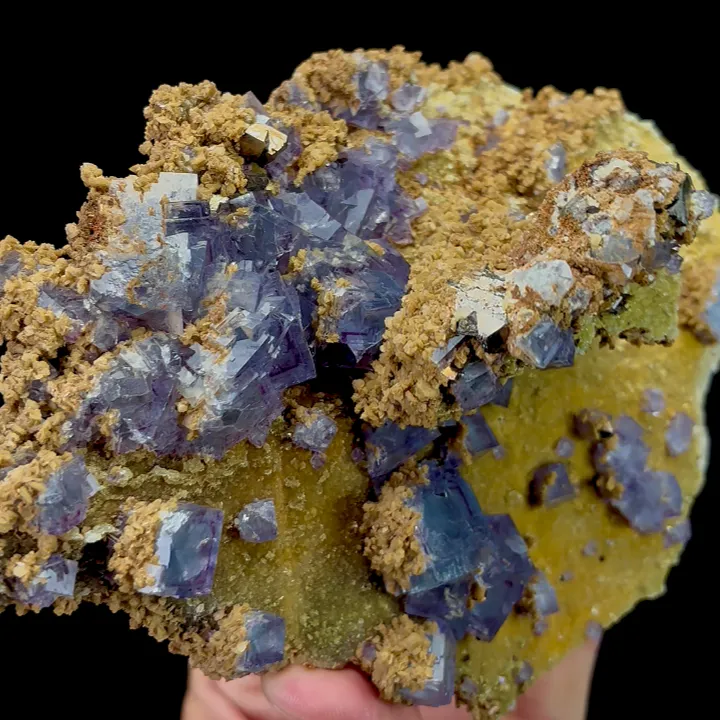 Natural Purple Fluorite and Mica,Mineral Specimen:YAOGANGXIAN HUNAN (150*115*65mm) - image 3