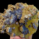 Natural Purple Fluorite and Mica,Mineral Specimen:YAOGANGXIAN HUNAN (150*115*65mm) - image 3