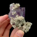Natural Purple Fluorite and Mica,Mineral Specimen:YAOGANGXIAN,CHINA (70*65*49MM) - image 3