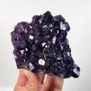 Natural Purple Fluorite and Pyrite, Mineral Specimen: Inner Mongolia,China (110*95*20MM) - image 4