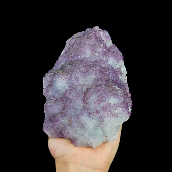 Natural Purple Fluorite and Pyrite, Mineral Specimen:Henan,China (110*160*45MM) - image 2