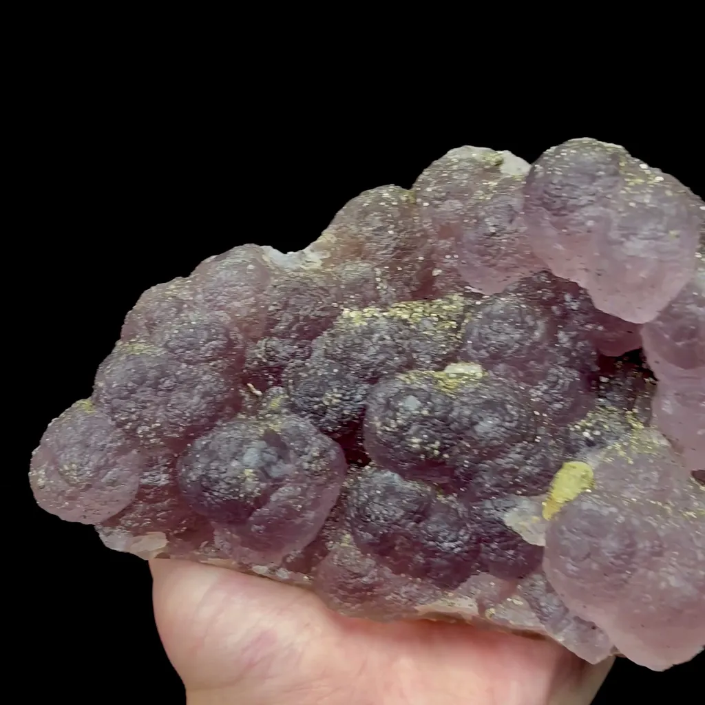 Natural Purple Fluorite and Pyrite Mineral Specimen,High Quality Specimen,JIANGXI,CHINA(160*110*55mm) - image 2