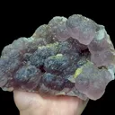 Natural Purple Fluorite and Pyrite Mineral Specimen,High Quality Specimen,JIANGXI,CHINA(160*110*55mm) - image 3