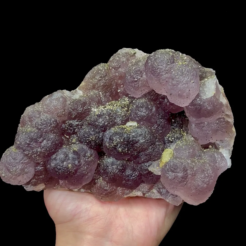Natural Purple Fluorite and Pyrite Mineral Specimen,High Quality Specimen,JIANGXI,CHINA(160*110*55mm) - image 4