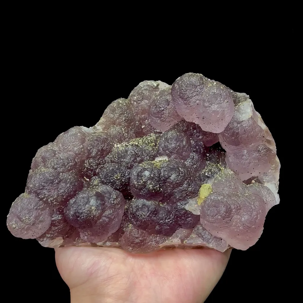 Natural Purple Fluorite and Pyrite Mineral Specimen,High Quality Specimen,JIANGXI,CHINA(160*110*55mm) image